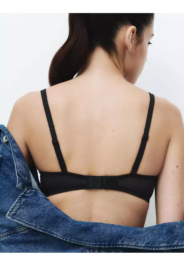 Jasmine Lace Wired Plunge Bra