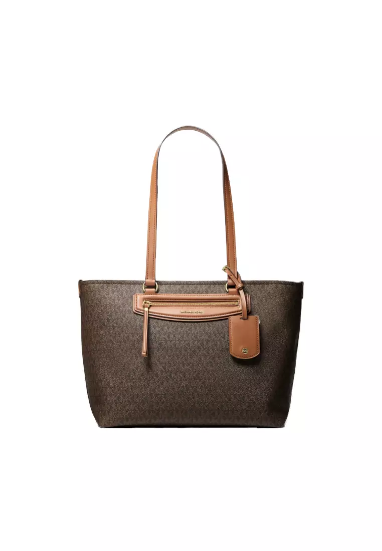 Jual MICHAEL KORS Jet Set Women's Shoulder Bag in Brown Color Blocked ...