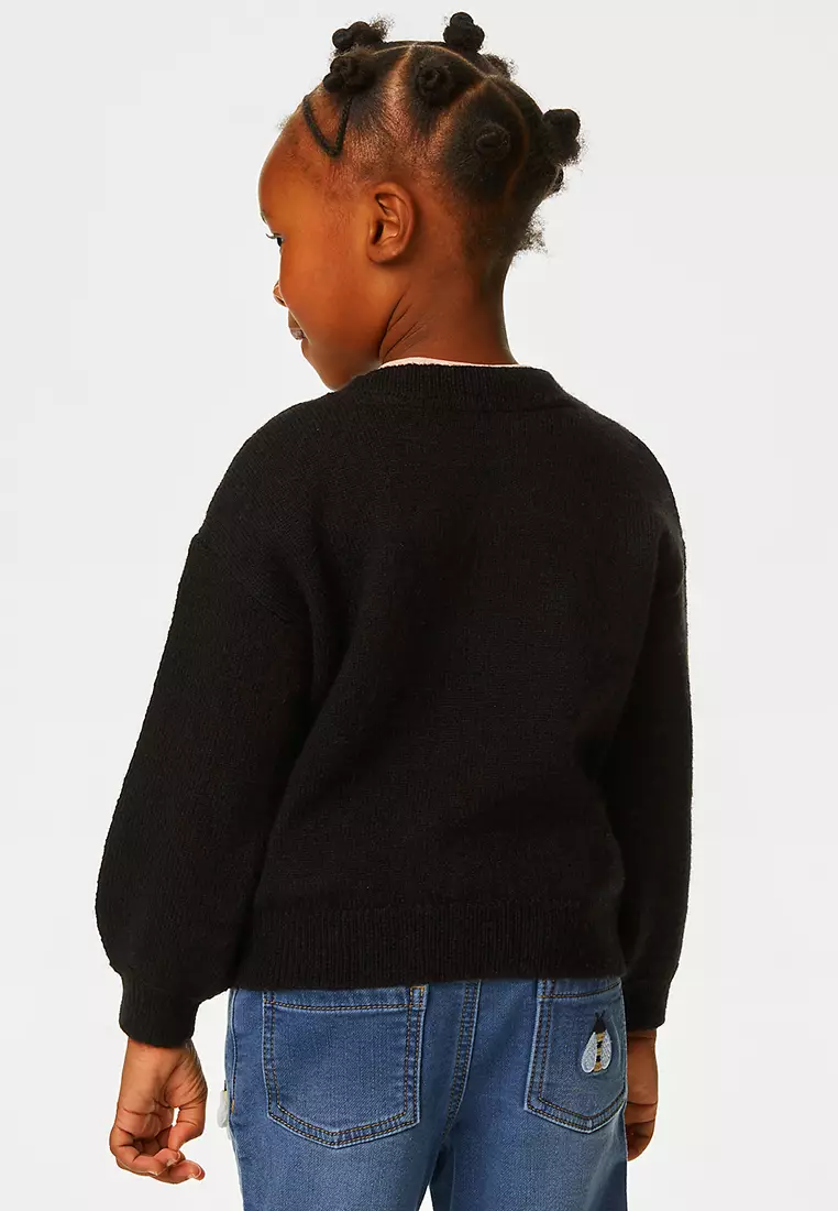 Happy slogan jumper hot sale