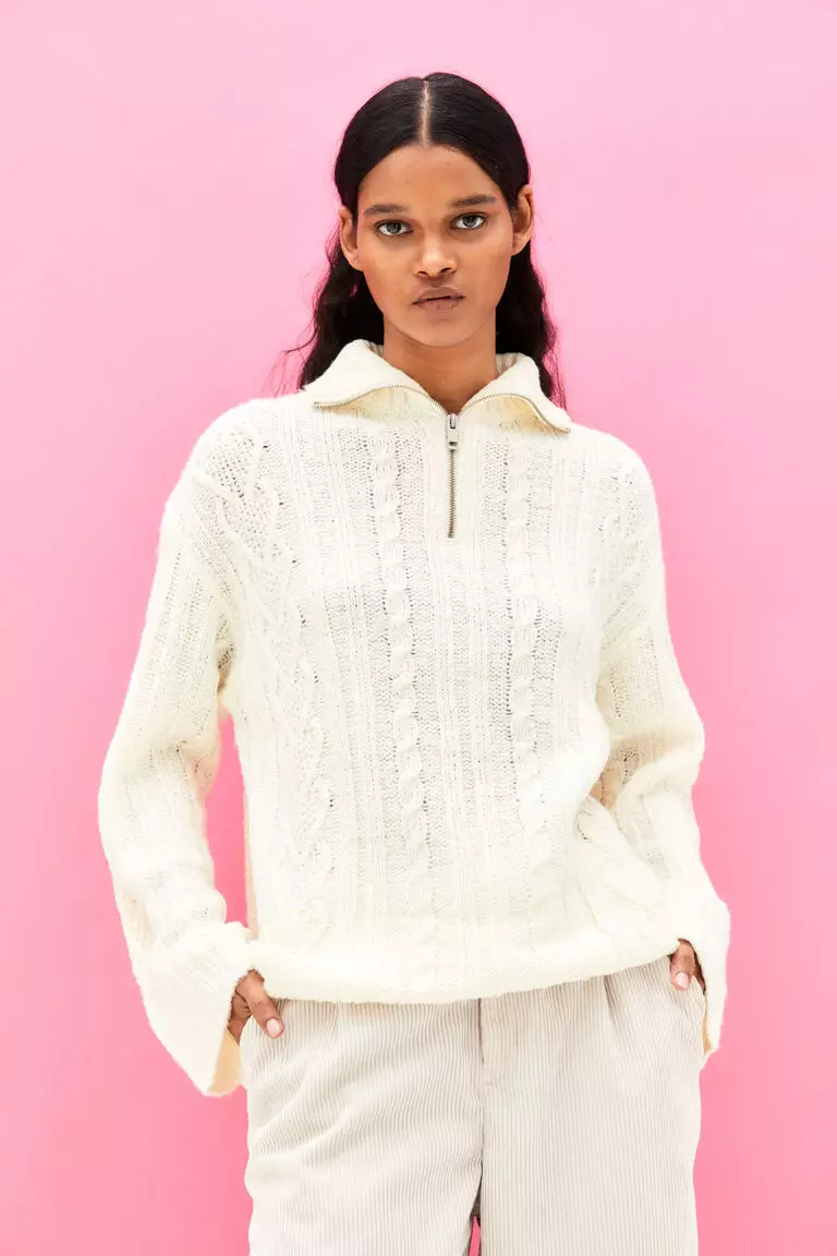 H&m half zip 2025 jumper