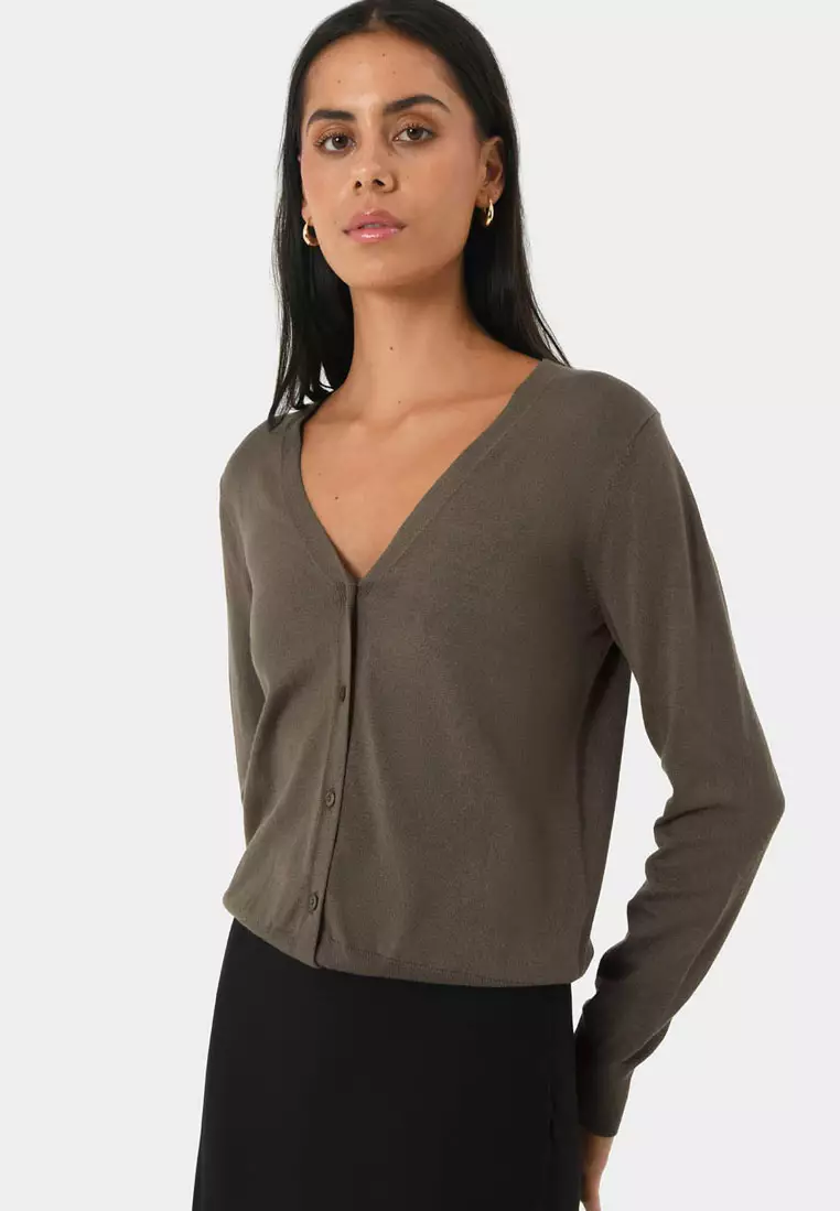 Nicolette V-Neck Knit Cardigan