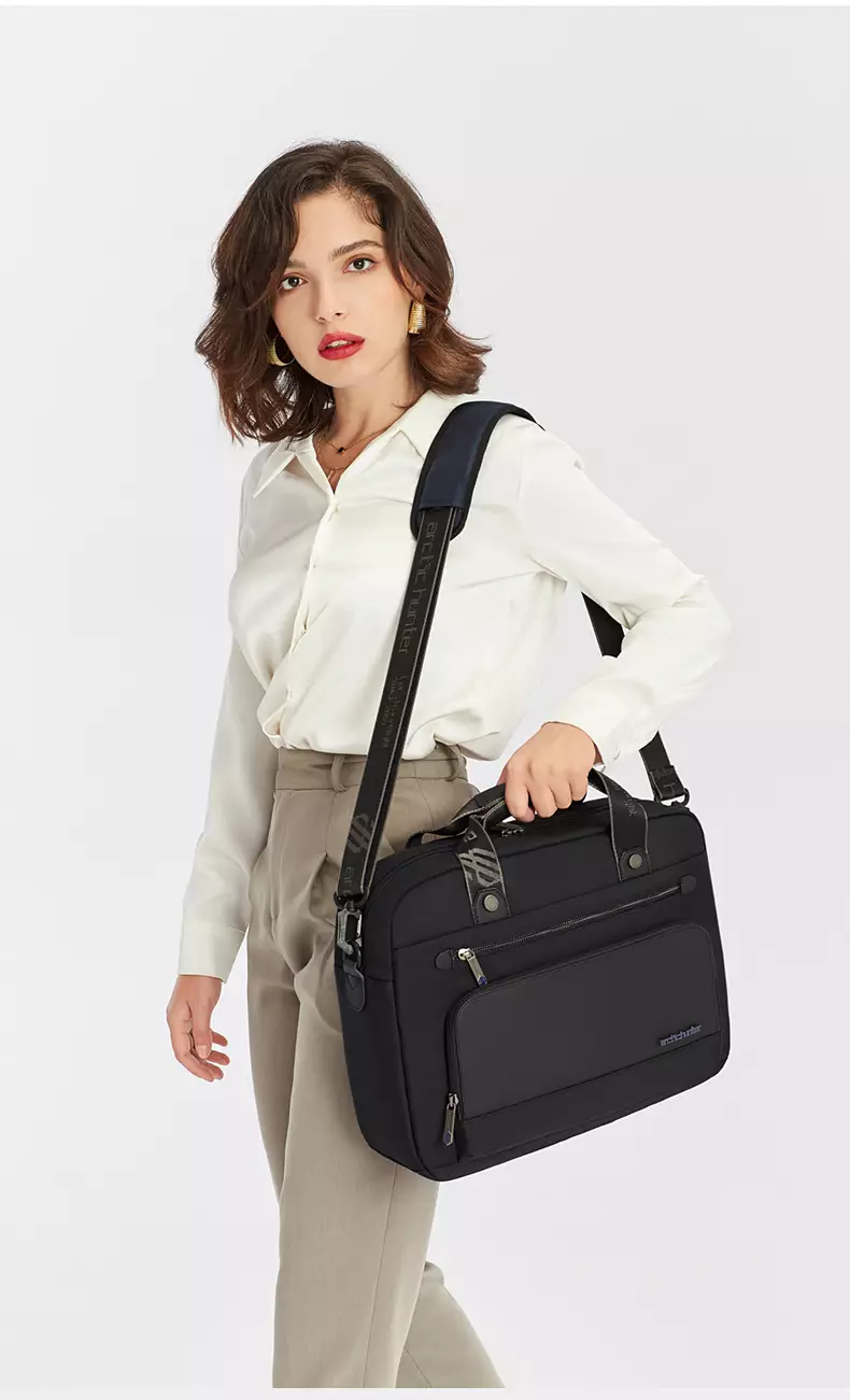 Arctic Hunter Tas Jinjing Kantor Kerja Laptop 15.6Inch Business GW00017 - BLACK