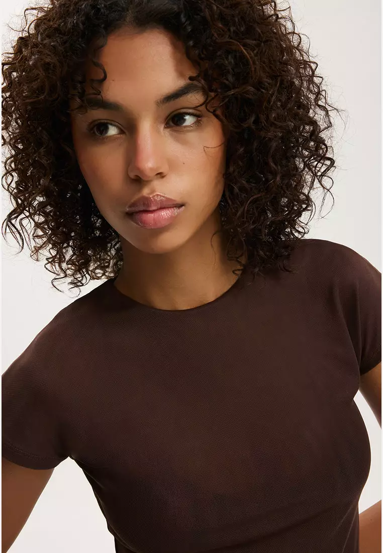 Asha Mesh Short Sleeve Tee