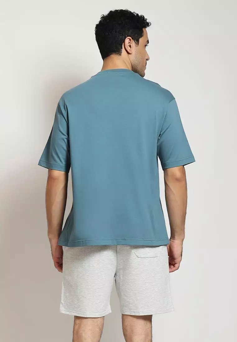 Fitwear - Koas OVERSIZE Pria ORLANDO PREMIUM OS - LIGHT TEAL