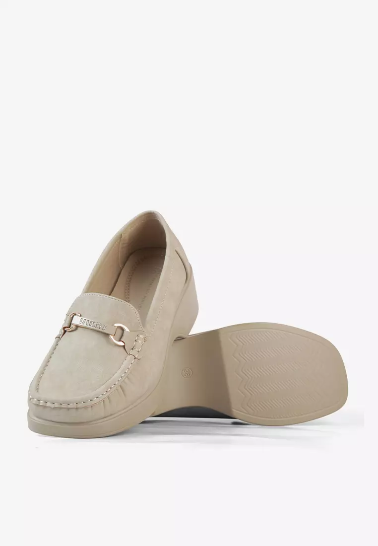 Sepatu Bustong Mules Wedges Slip on Wanita L.Haruka 02