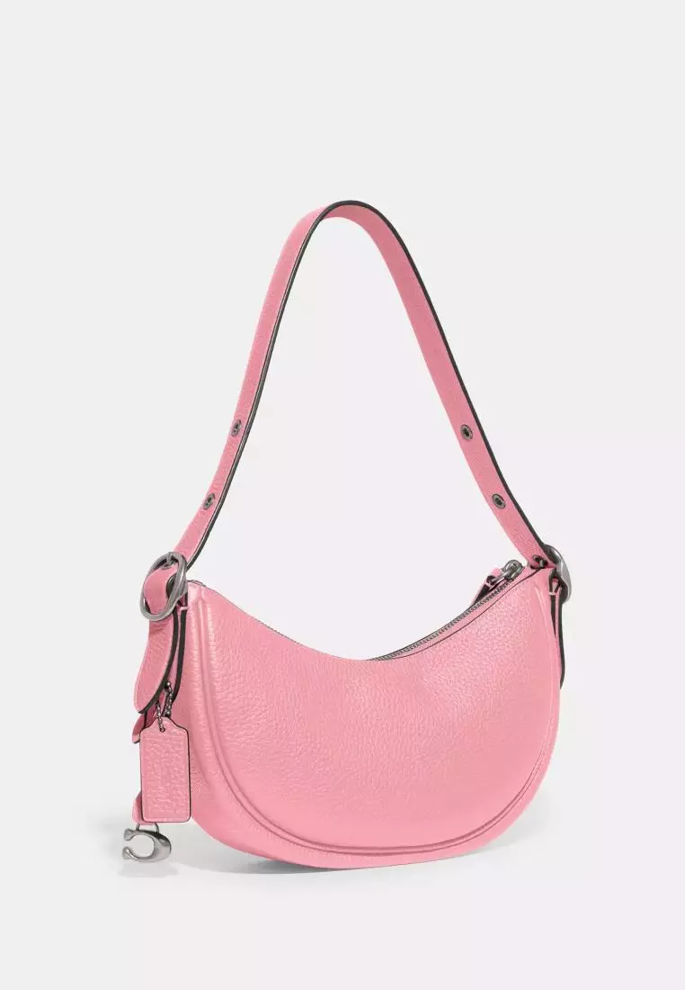 Coach Luna Shoulder Bag Flower Pink