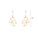 Glamorousky white 925 Sterling Silver Plated Gold Simple Cute Hollow Cat Earrings with White Cubic Zirconia 57B25AC04DFA4DGS_2