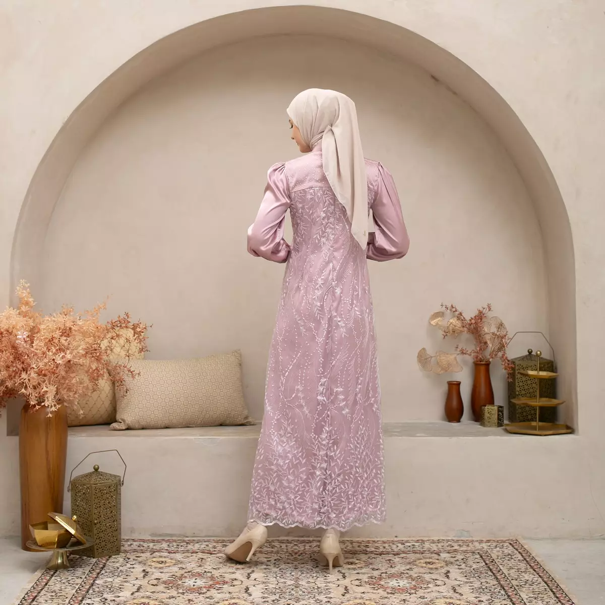 EPC Gamis Ameera - Snow Lilac - Brocade Collection