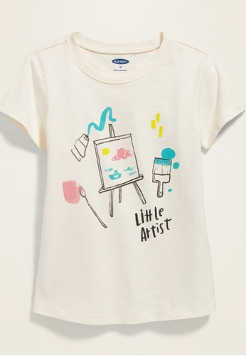 Shop Old Navy Graphic Short Sleeve Tee For Toddler Girls Online On Zalora Philippines
