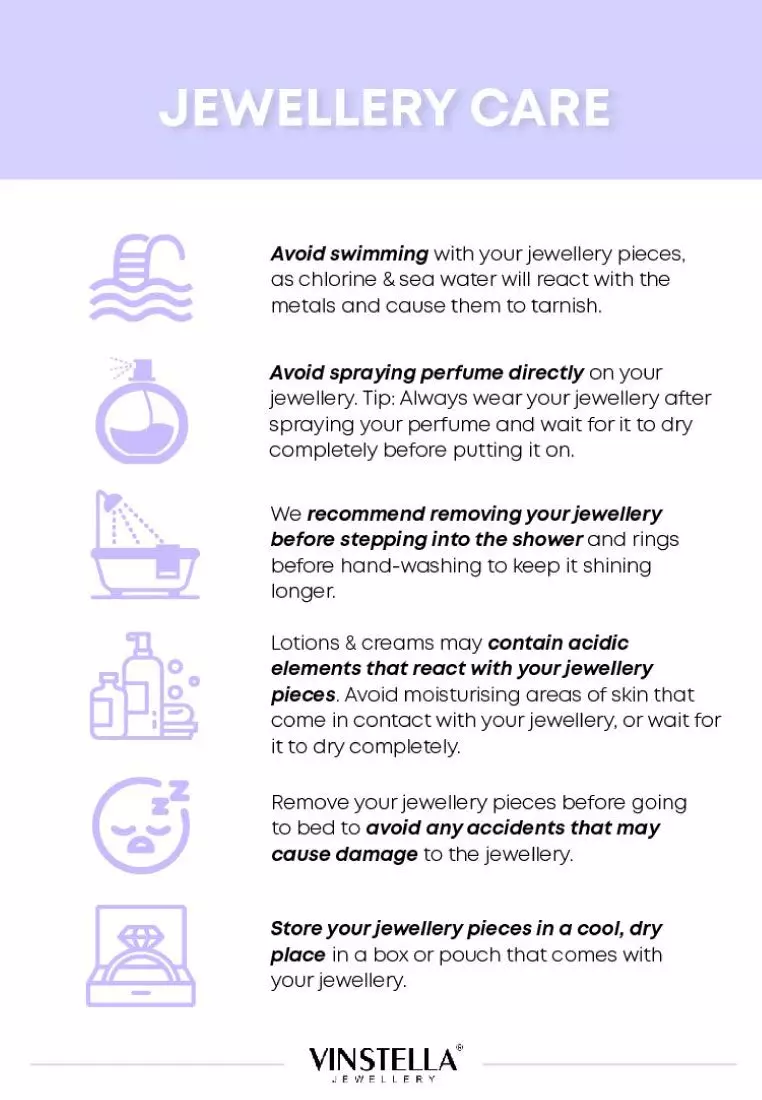 Vinstella Infinite Devotion Eternity Ring - 925 Sterling Silver with Rhodium Plated