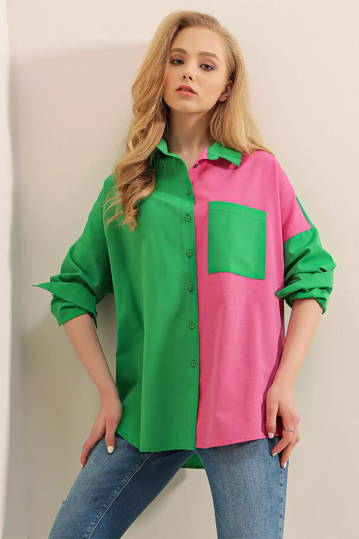 Color Block Shirt