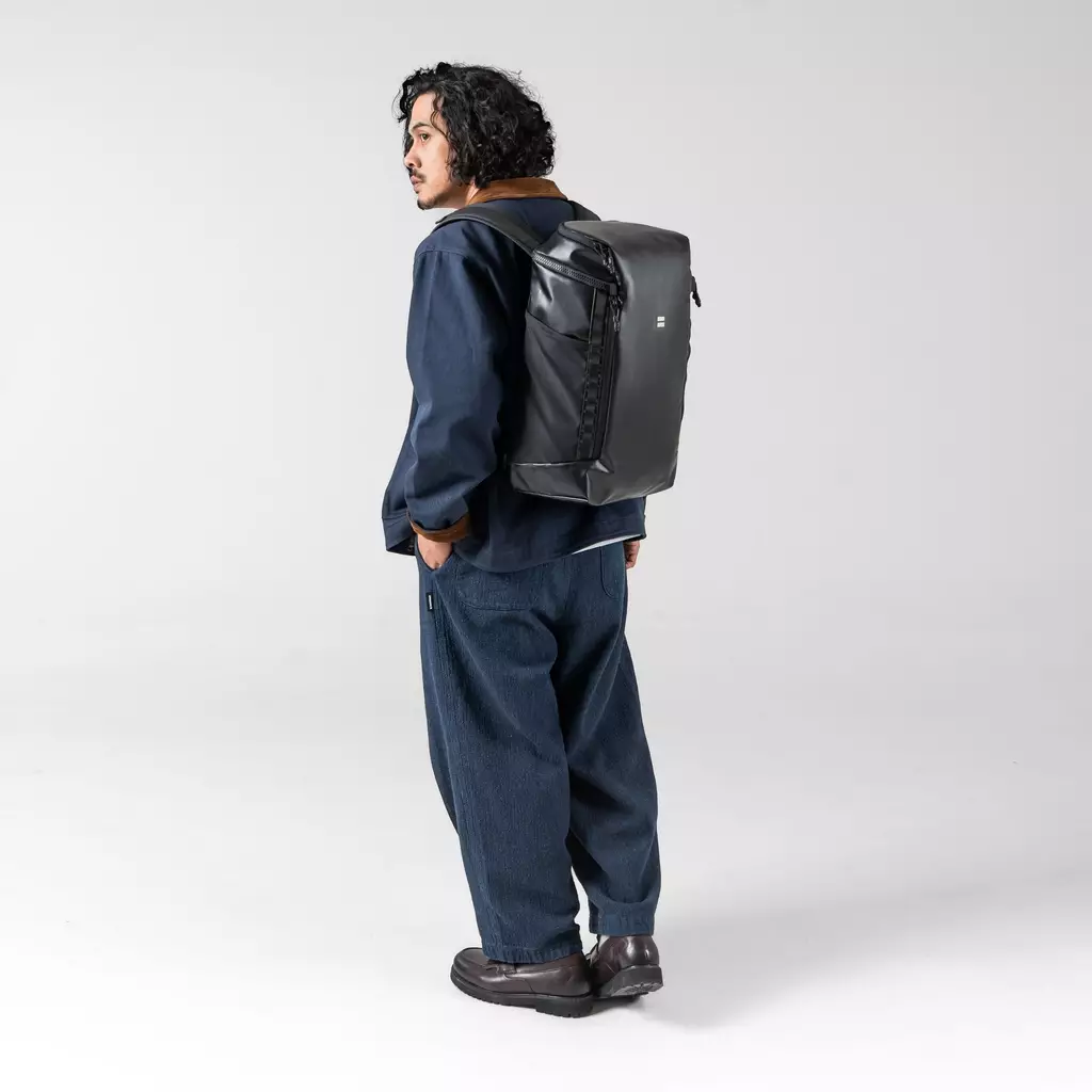 Bodypack Rigide 1.0 Laptop Backpack 15-Inch Tas Ransel Kerja Kuliah Sekolah Durable Tahan Air - Hitam