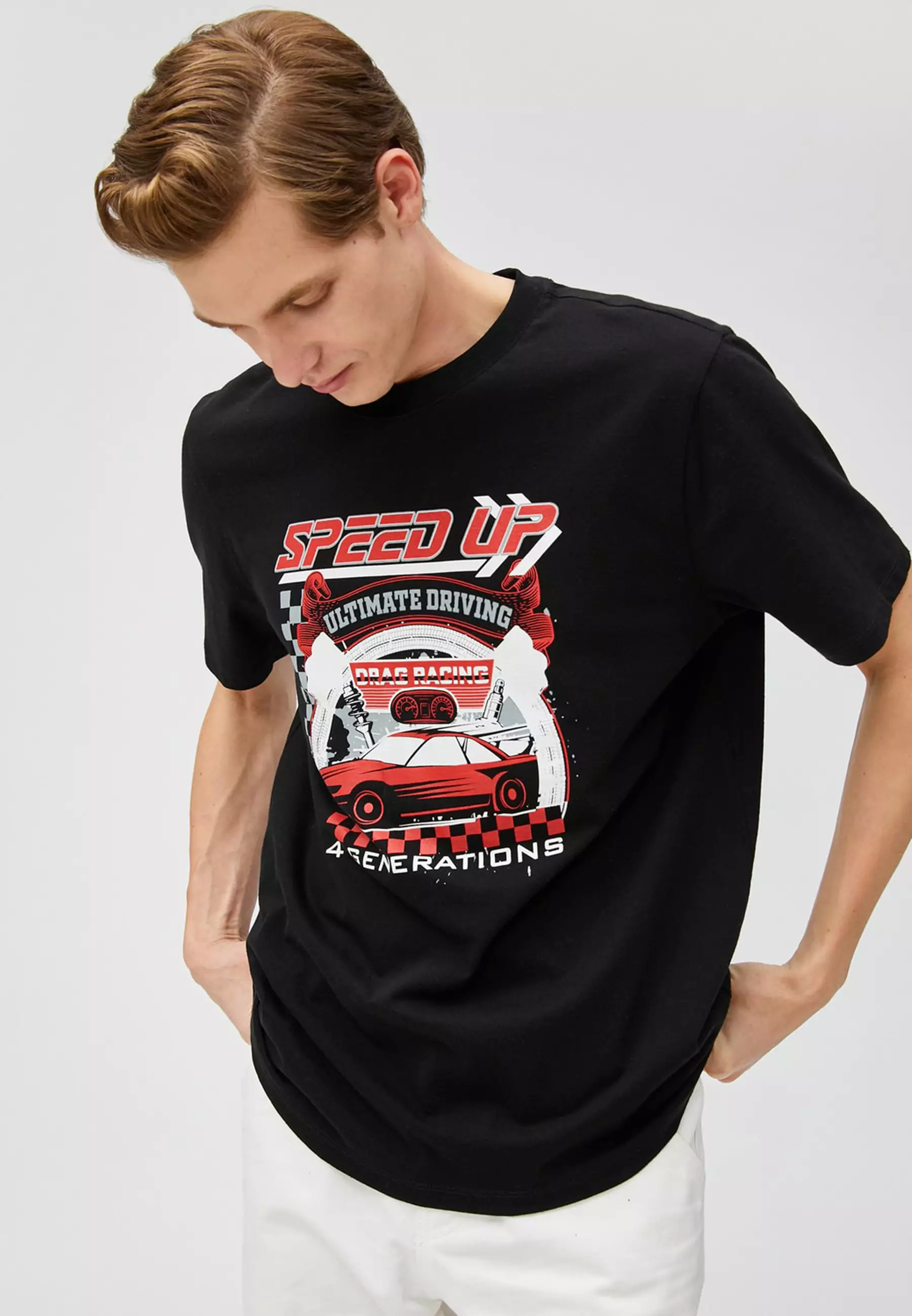 Buy KOTON Race Car Printed T-Shirt 2024 Online | ZALORA Philippines