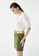 iROO green Basic Green Denim Skirt 576E7AA5ED87C2GS_4