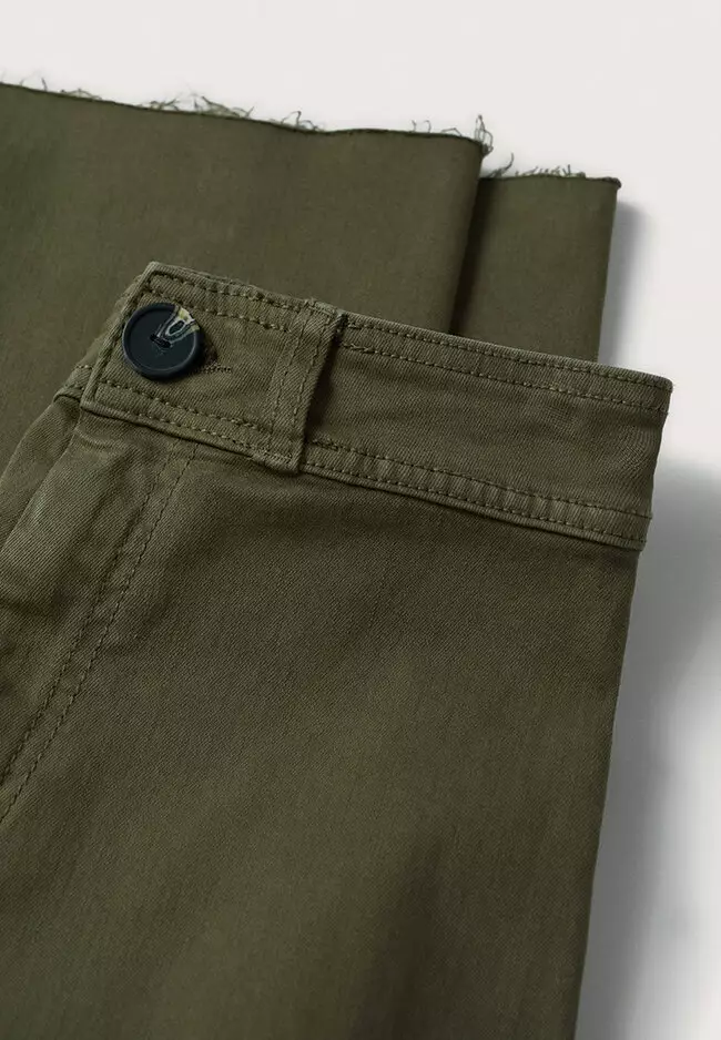 Teens Cropped Wide-Leg Jeans