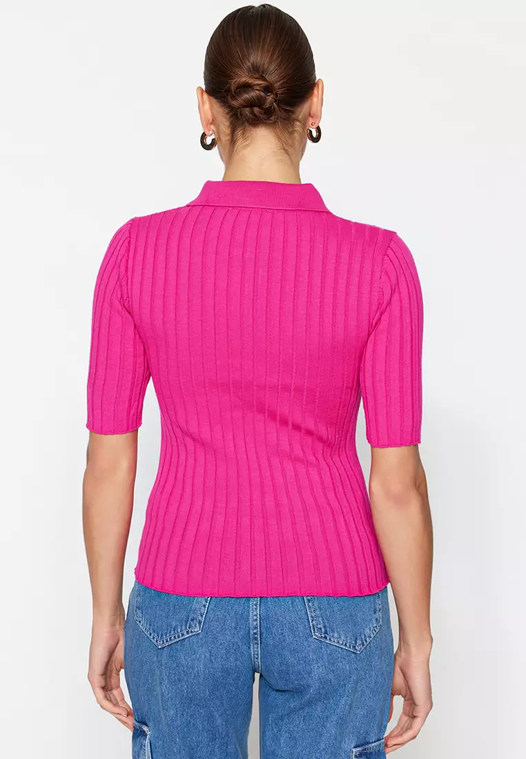 Fuchsia sweater new arrivals