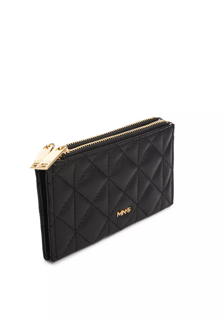 Mango quilted best sale coin purse