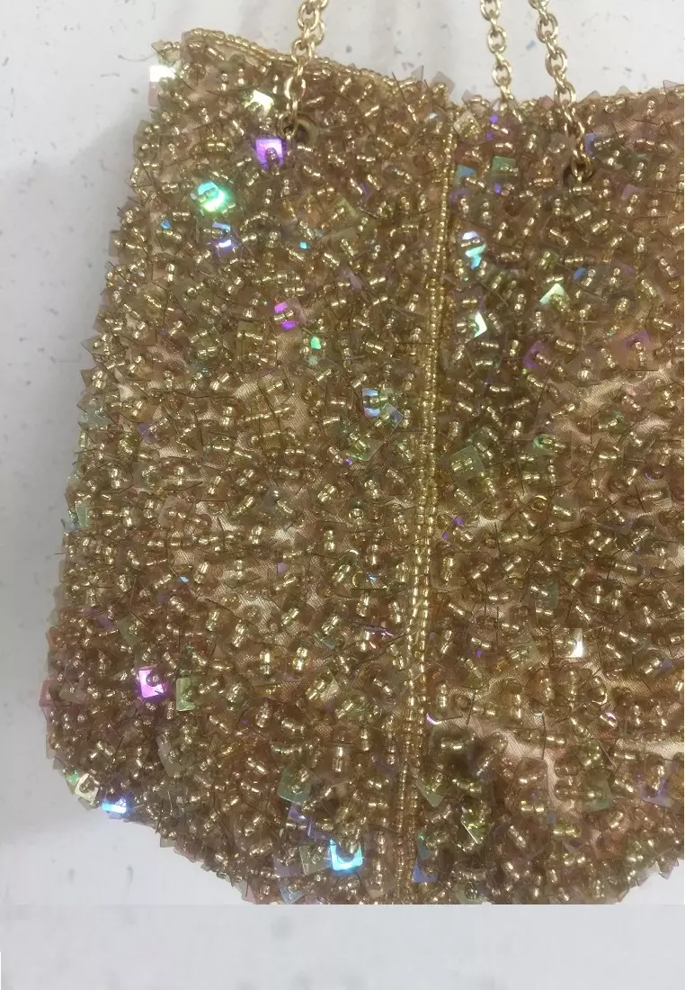 華麗閃亮釘珠手袋