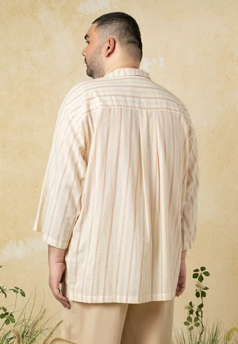 Plus Size Omar Collar Shirt