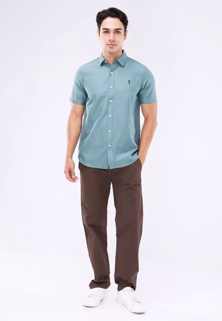 Woven Polo Short Sleeve