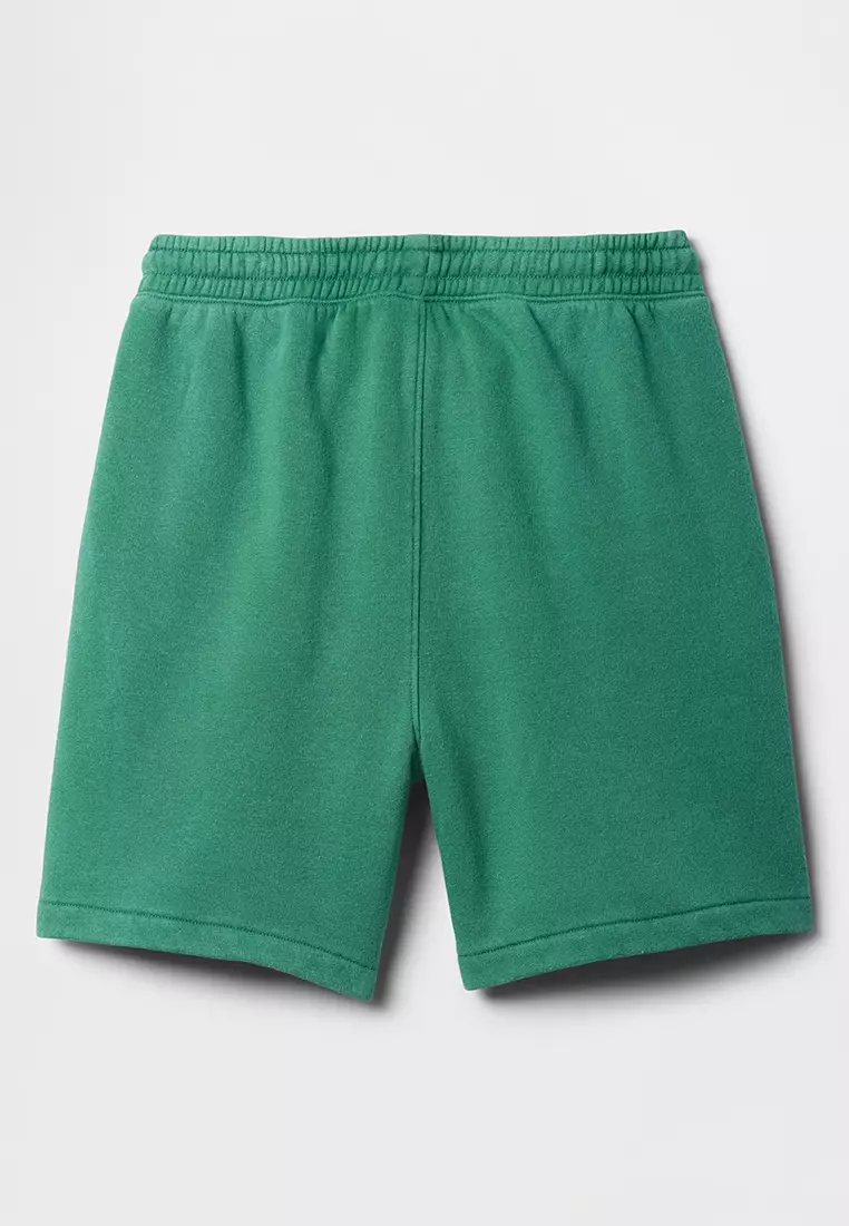 Kids Washed Fleece Pull-On Shorts