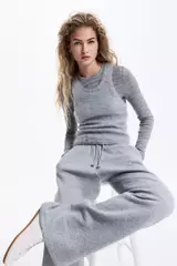 Grey Melange Medium Dusty