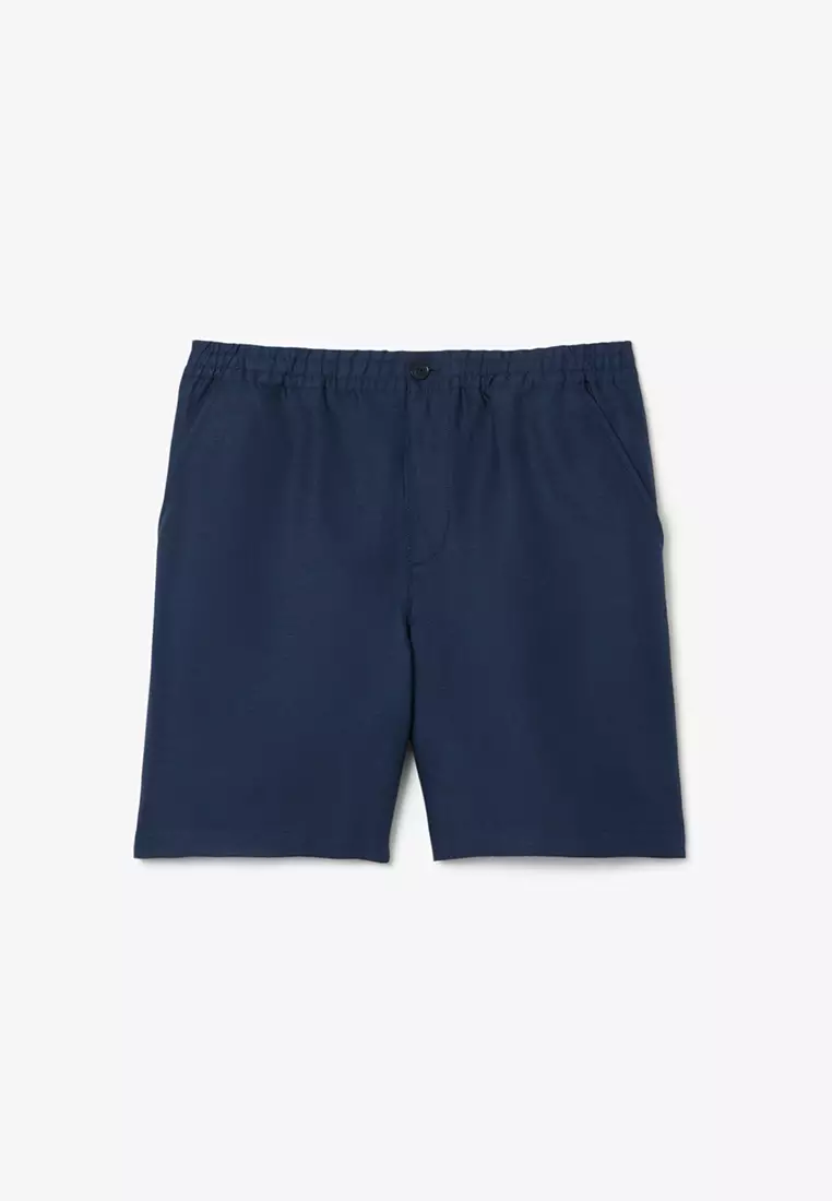 Regular Fit Wool Blend Shorts