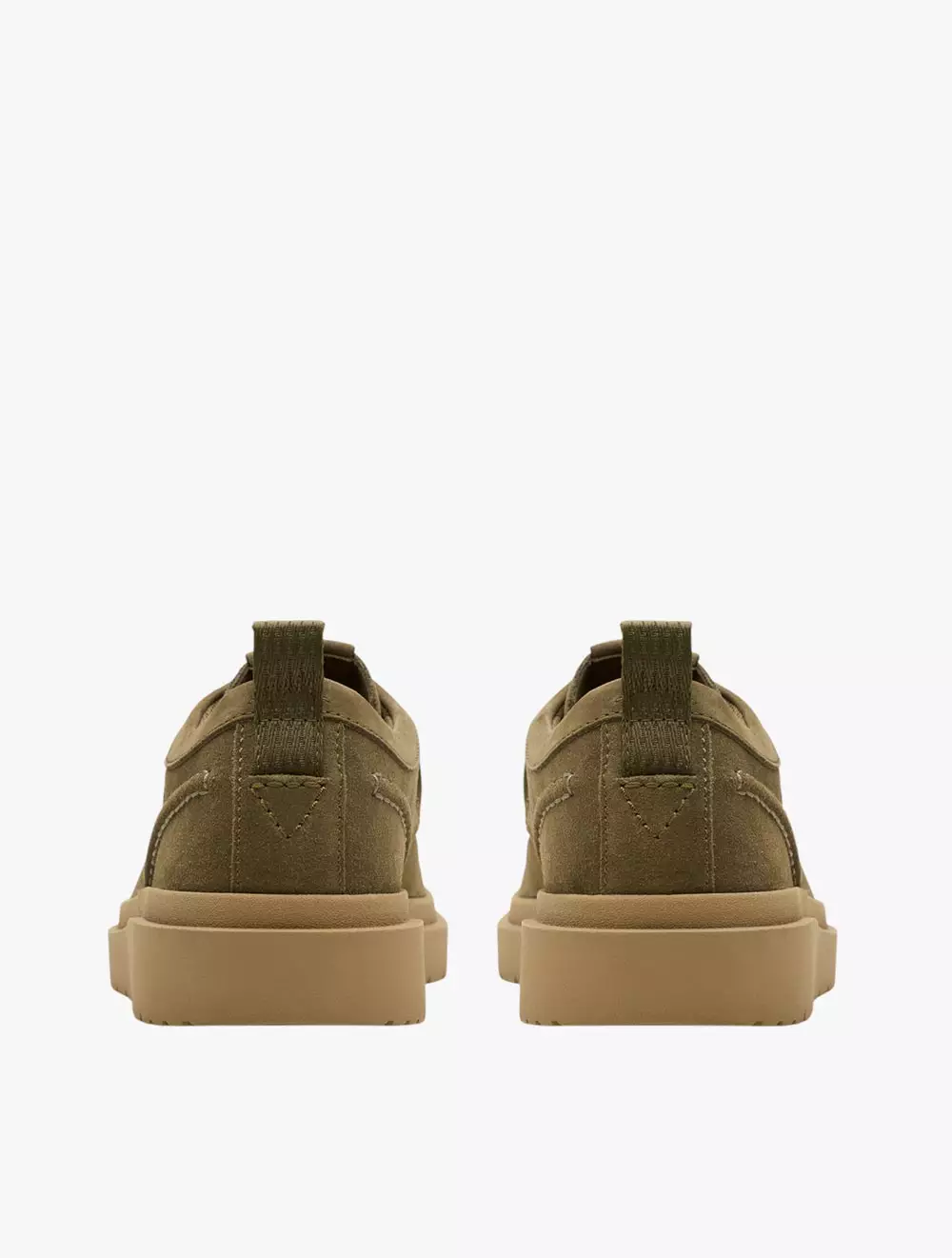 Clarks Polden Moc Olive Suede