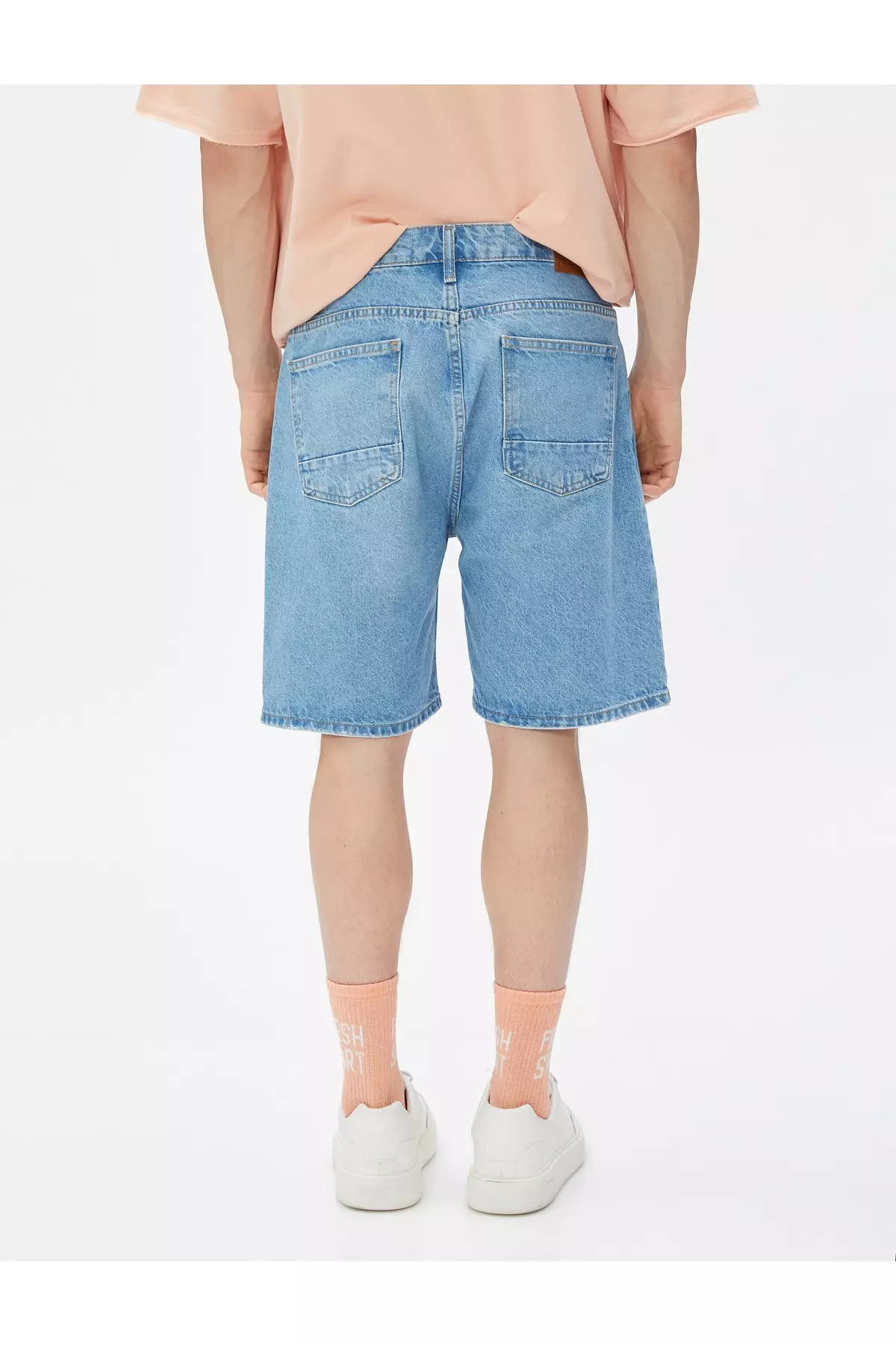 Relaxed denim hotsell shorts