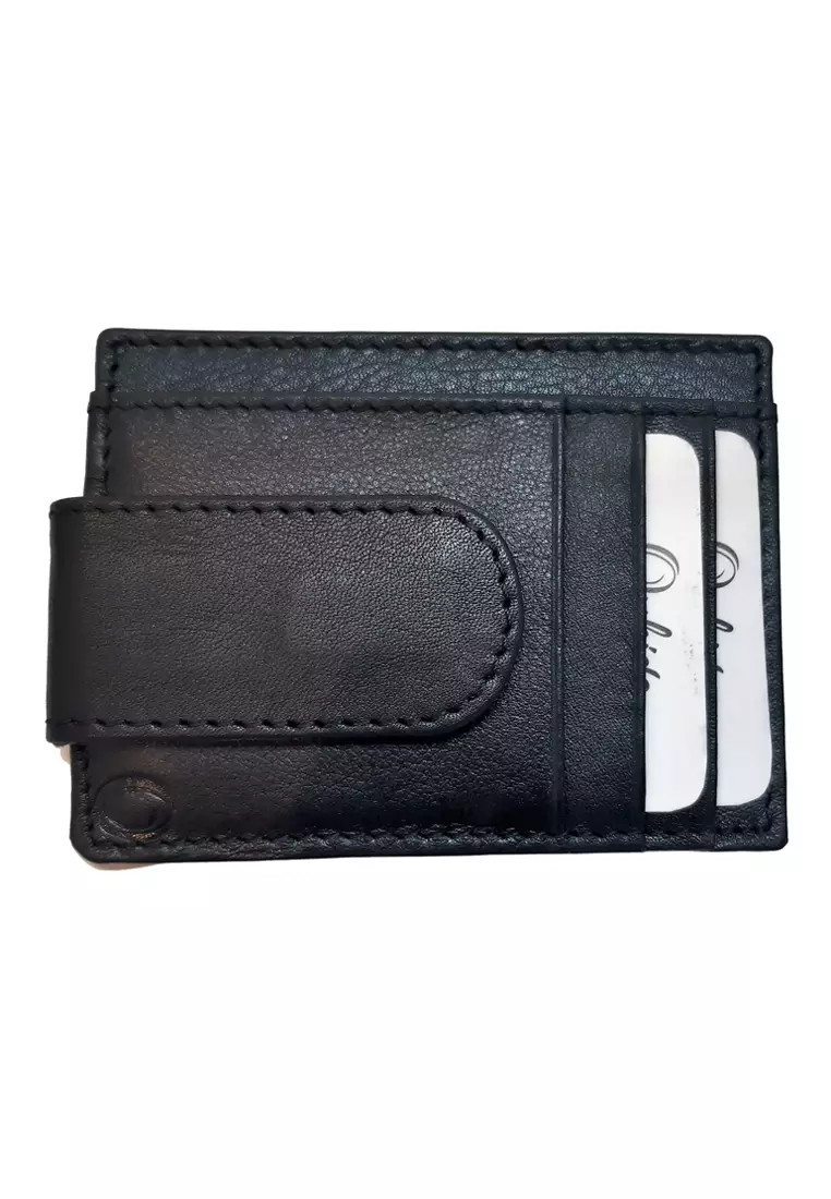 Buy Oxhide RFID Money clip Wallet Men Slim-Cardholder -RFID Bifold Thin ...