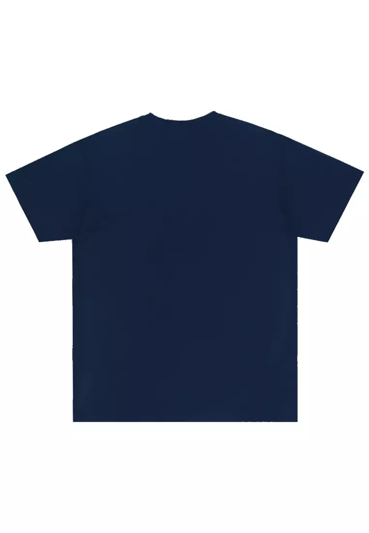 MTI75 Kaos Tshirt Pria Instacool Katakana Chain Navy