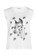STELLA MCCARTNEY white Stella McCartney Dog Print Embroidered Flowers Sleeveless T-Shirt in White 33893AA6815160GS_1