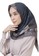 Hijab Wanita Cantik.com blue and brown Segiempat Curcuma Scarf Premium Printing Varian Aeru E5527AAEEBB7A3GS_4