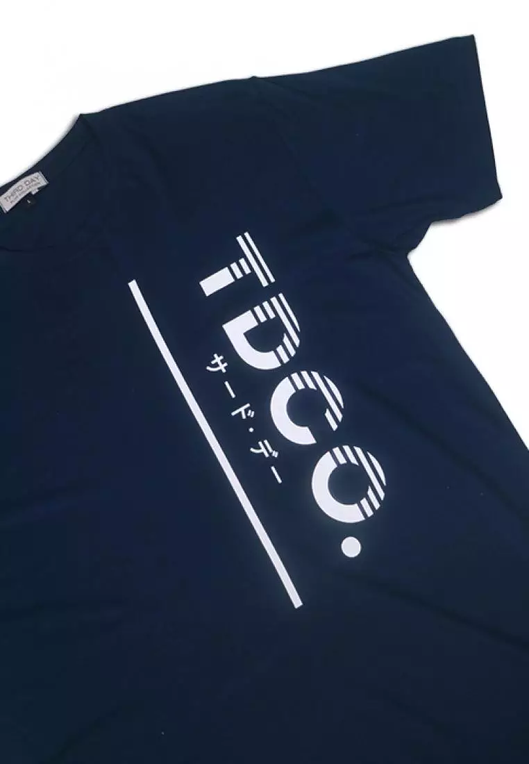 MTC87B tdcoarsir ver nv T-shirt Navy