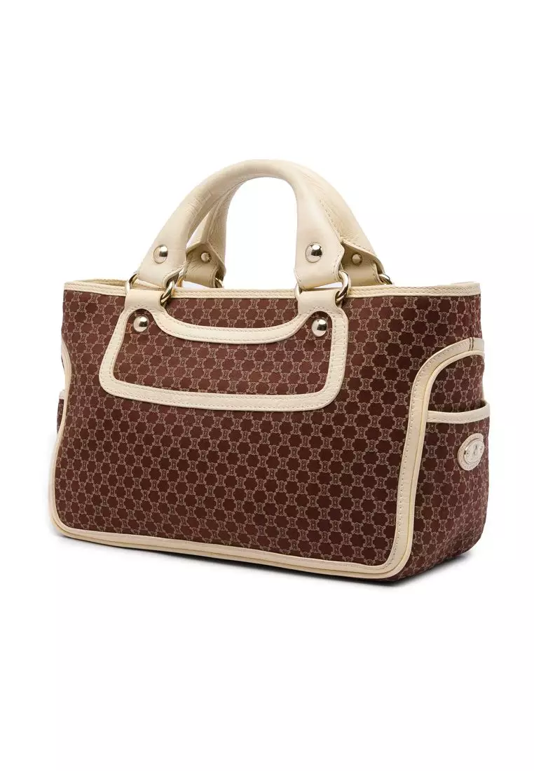 Pre-Loved Celine Macadam Canvas Boogie Handbag