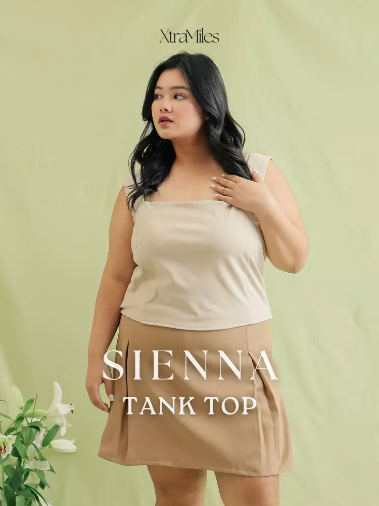 Xtramiles Ladies dress sienna tank top beige