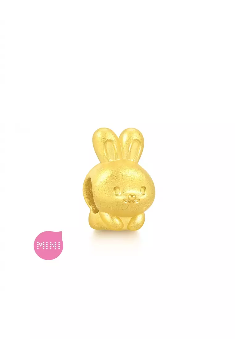 Charme 999 24K Gold Chinese Zodiac Rabbit Charm 93694C (Bracelet not included)