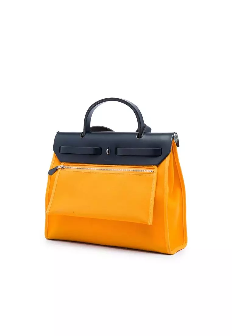 Pre-Loved Hermès Toile Verso Herbag Zip 31