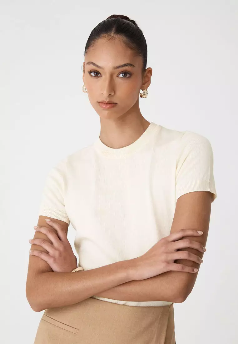 Catherine Short Sleeve Knit