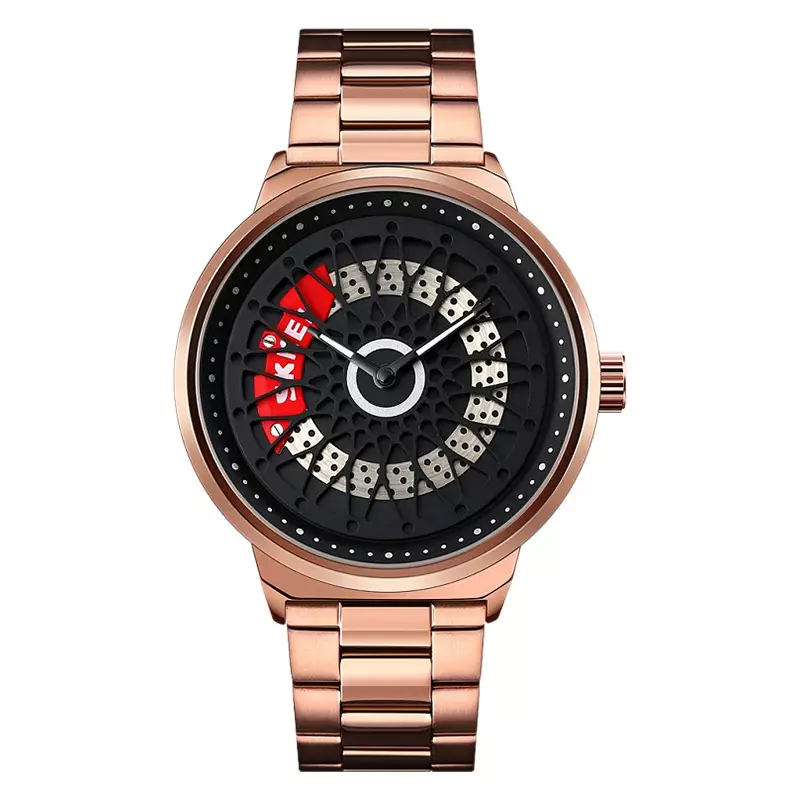 Jual Skmei Clearance Des Jam Tangan Pria Skmei Srgbk Black Dial Rose Gold Stainless Steel