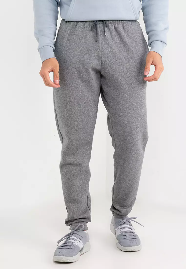Hollister Men's Sweatpants Tapered Joggers Embroidered Logo Gray Size XL