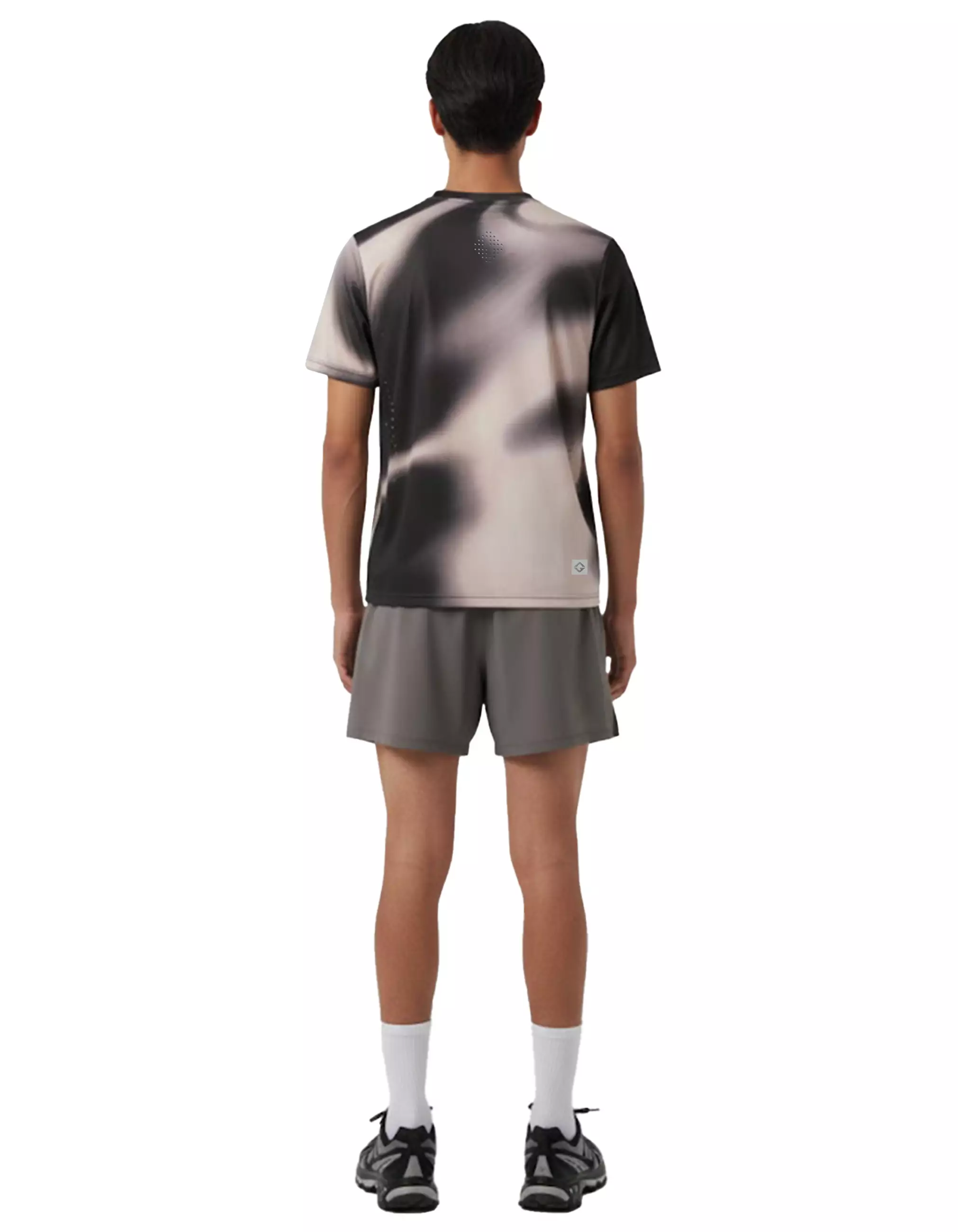 Gloaming Tshirt Running Jersey Full Print Black White - Andromeda