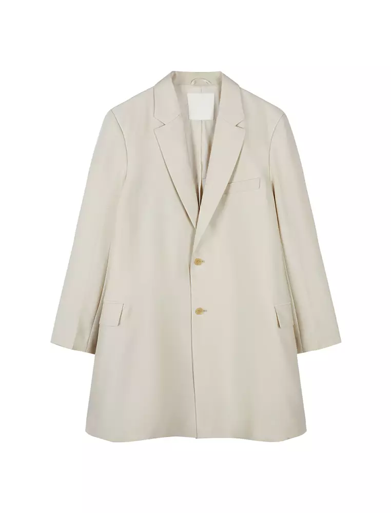 宽松通勤中长款风衣