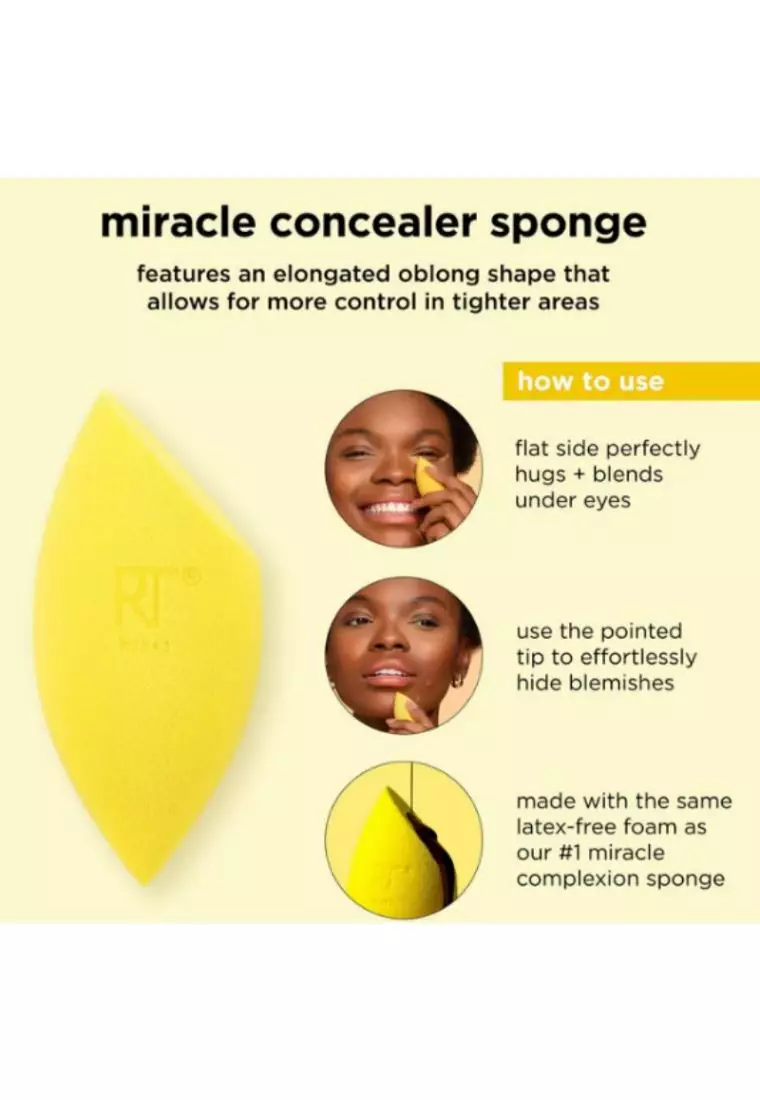 Real Techniques 100092 Miracle Concealer Sponge