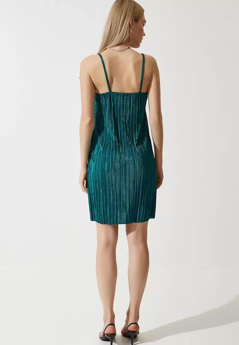 Buy Happiness Istanbul Plisse Mini Dress Online ZALORA Malaysia