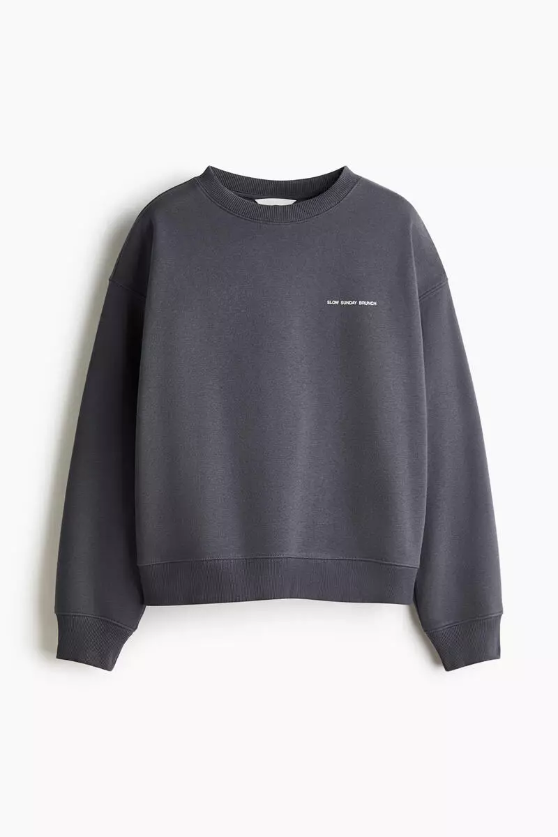 Text-motif sweatshirt