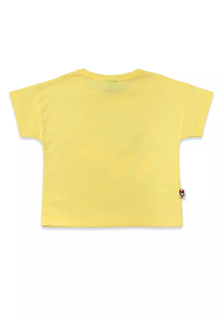 Tshirt/ Kaos Anak Perempuan Yellow/ Daisy/ 90th Donald Duck
