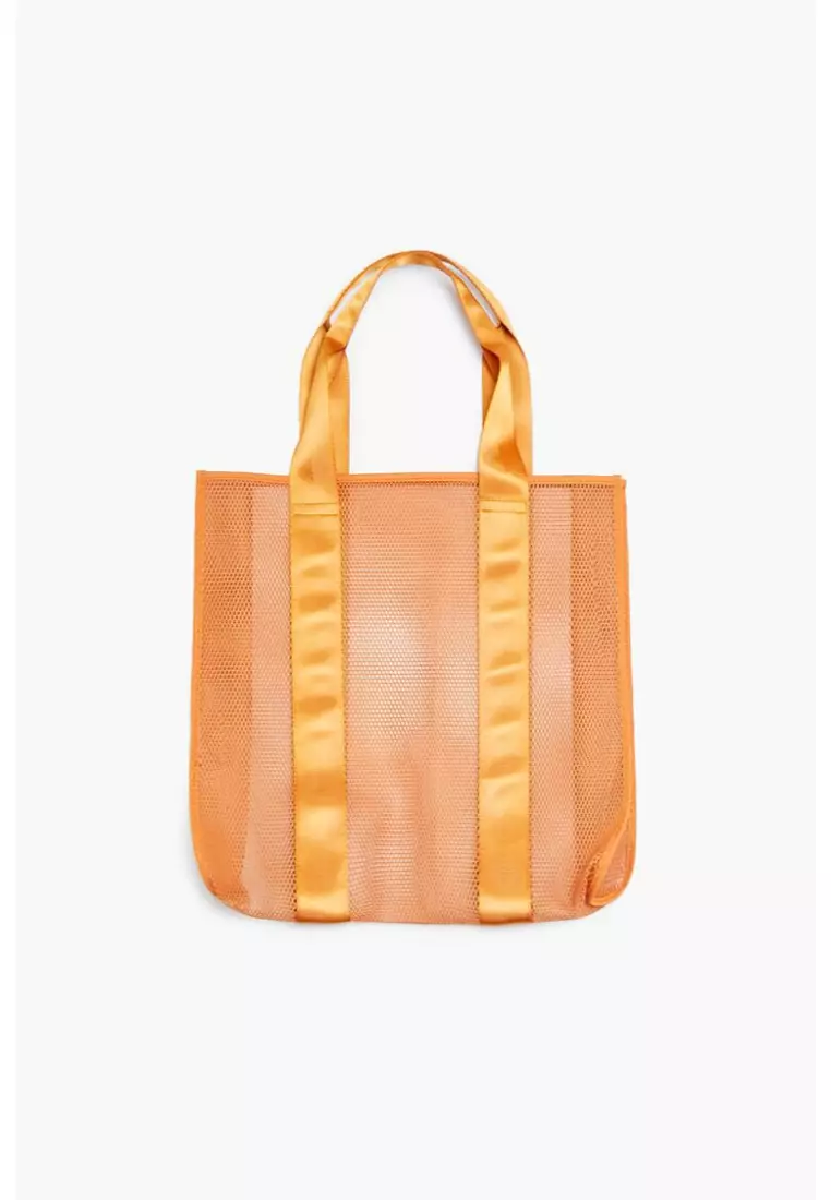 Fishnet tote bag best sale
