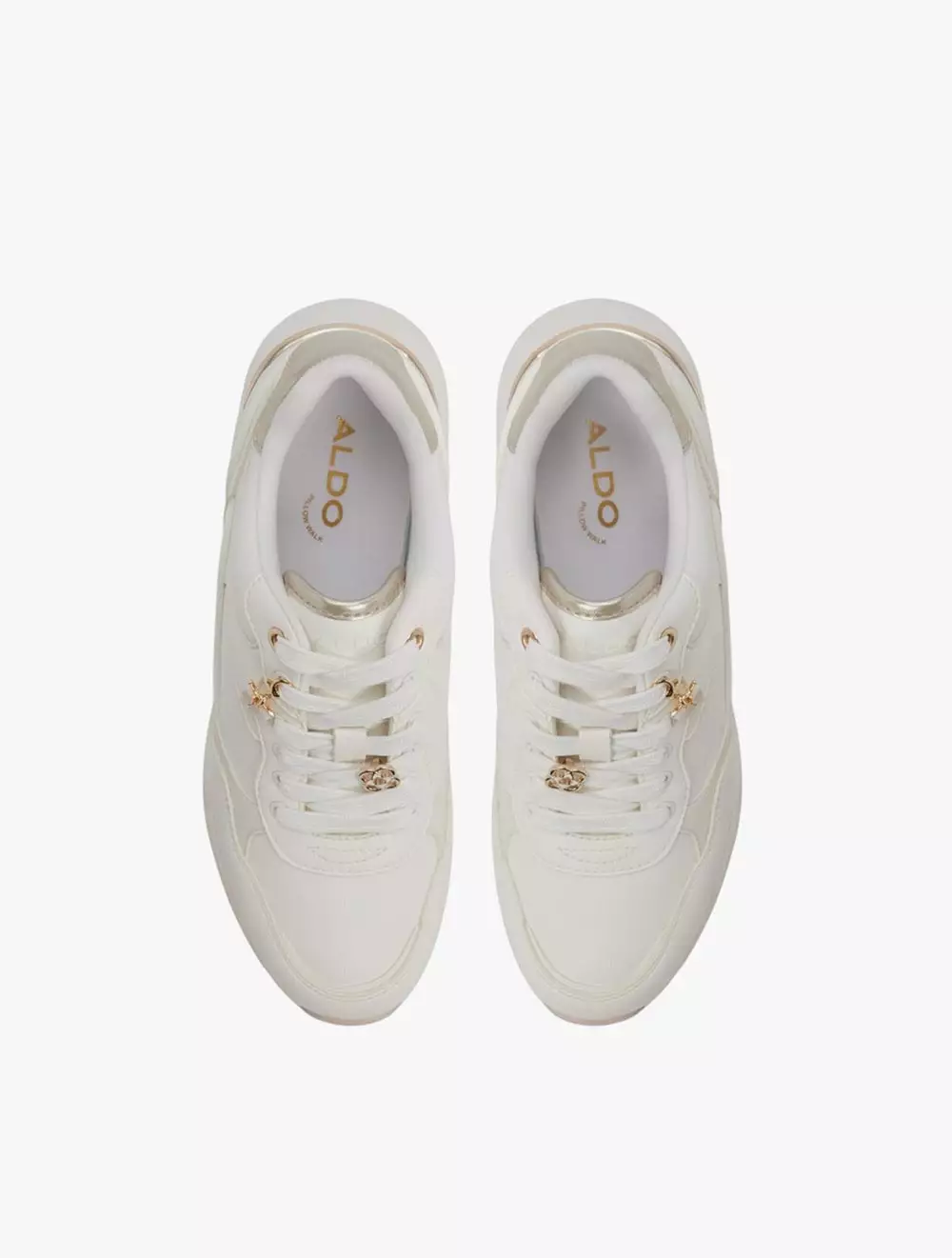 Aldo Asiejan Women's Wedge Sneakers - White
