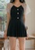 ZITIQUE black Women's Vintage Style Elegant Non-wired One-piece Swimsuit - Black 1384AUSD46DC98GS_3